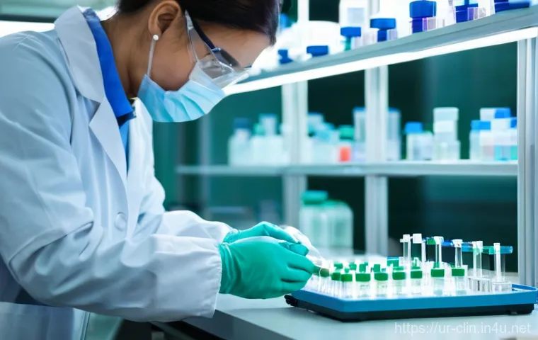 임상병리사의 하루 일과 - **Prompt:** A bustling morning in a state-of-the-art medical laboratory in Pakistan. Diverse male an... 임상병리사의 하루 일과 - **Prompt:** A bustling morning in a state-of-the-art medical laboratory in Pakistan. Diverse male an...